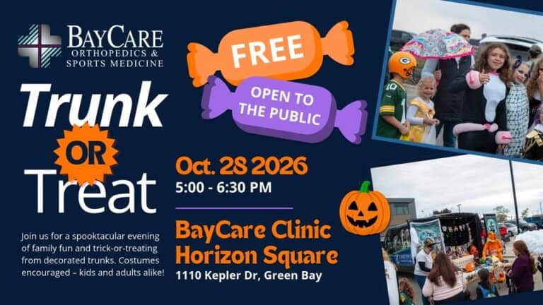 BayCare Clinic Trunk or Treat car show in Green Bay, WI