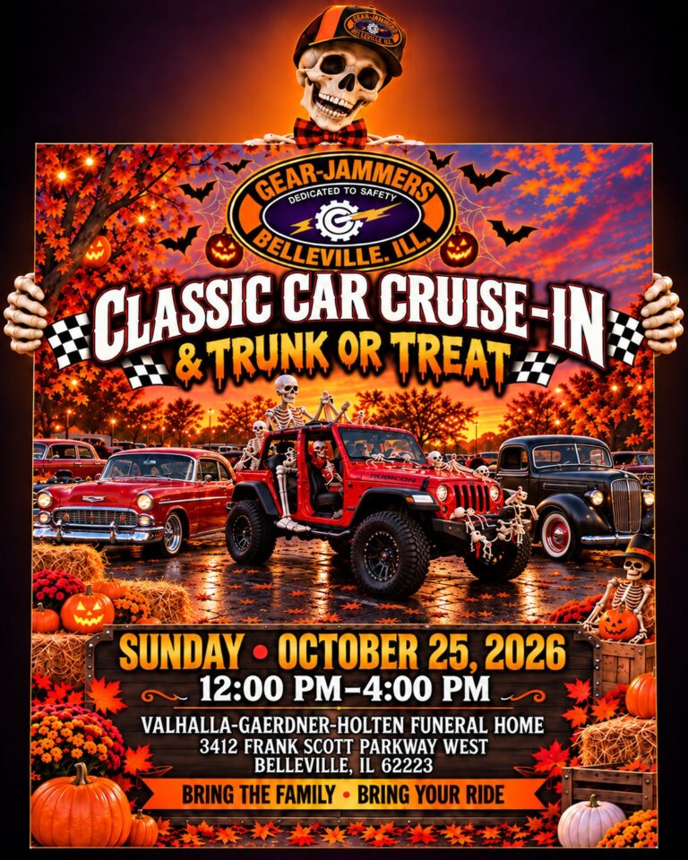 Belleville Gear-Jammers Classic Car Cruise-In & Trunk or Treat car show in Belleville, IL