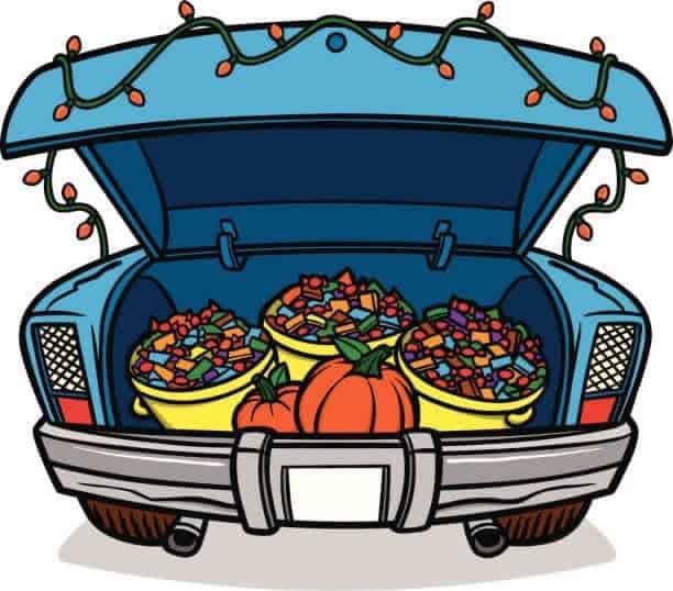 Belmore Baptist Church Trunk or Treat Fall Festival car show in San Angelo, TX
