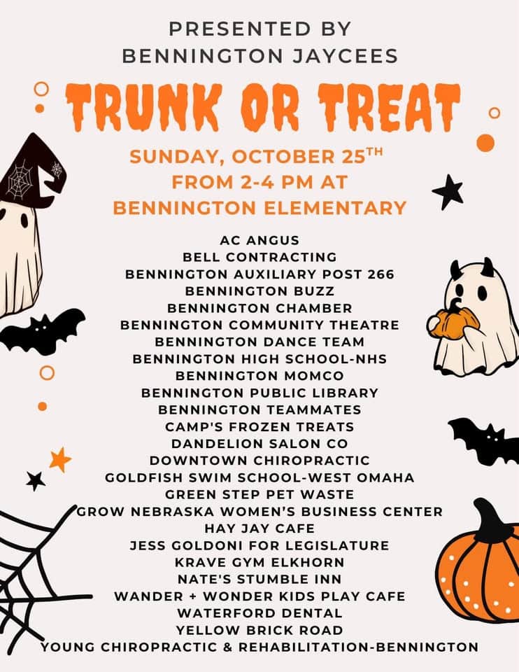 Bennington Jaycees Trunk or Treat car show in Bennington, NE