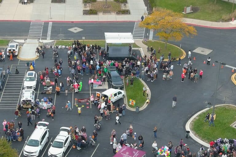 Bloomingdale-Roselle Rotary Community-Wide Trunk or Treat car show in Roselle, IL