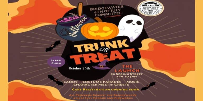 Bridgewater 4th of July Committee Trunk or Treat car show in Bridgewater, MA