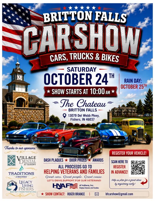Britton Falls Car Show car show in Fishers, IN