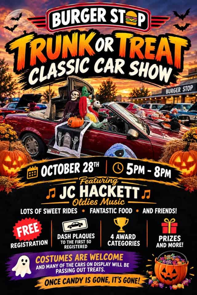 Burger Stop Trunk Or Treat Classic Car Show car show in Layton, UT