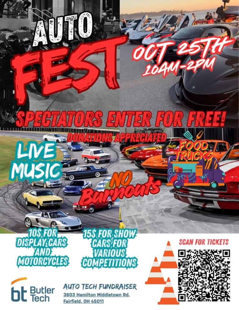 Butler Tech Auto Fest car show in Fairfield, OH
