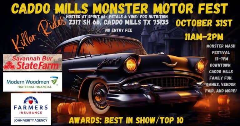 Caddo Mills Monster Motor Fest car show in Caddo Mills, TX