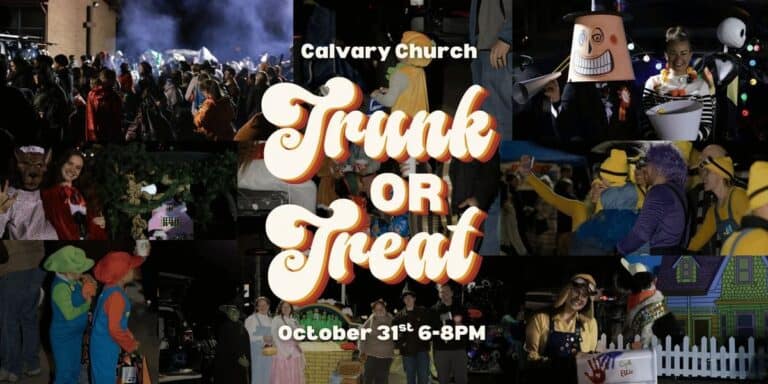 Calvary Church Trunk or Treat car show in Denver, CO