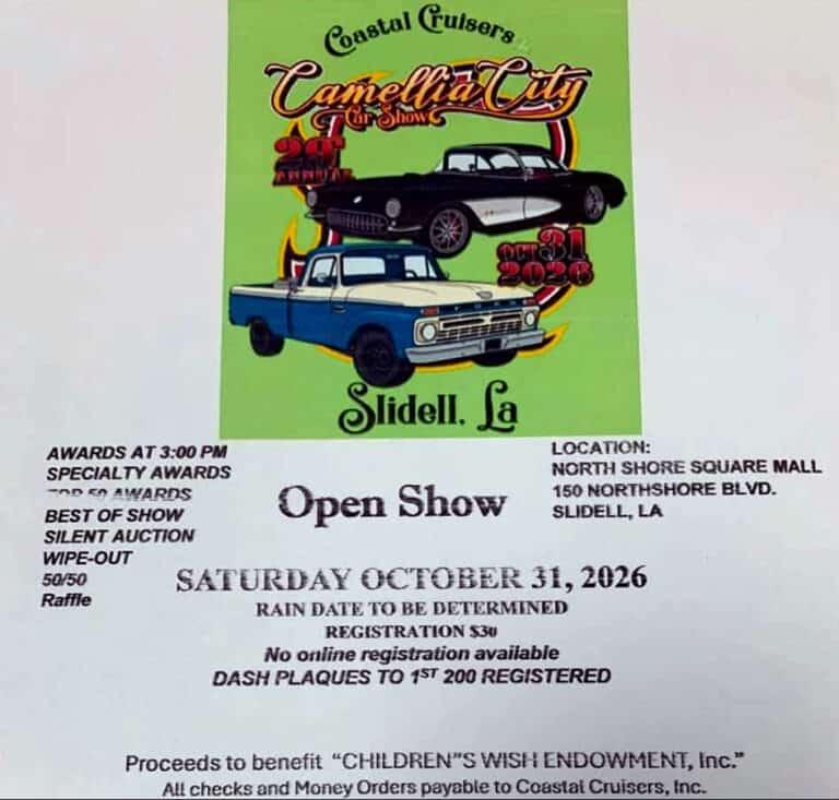 Camellia City Car Show car show in Slidell, LA