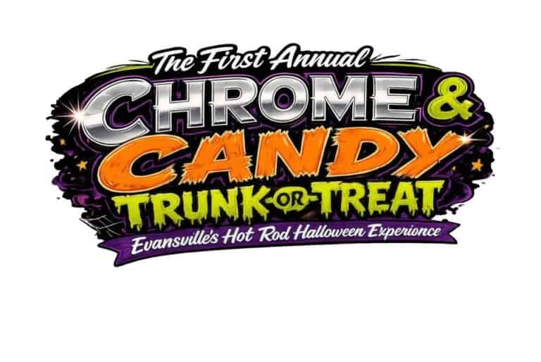 Candy & Chrome Trunk Or Treat car show in Evansville, IN