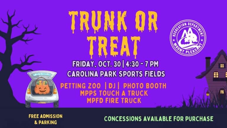 Carolina Park Trunk or Treat car show in Mount Pleasant, SC