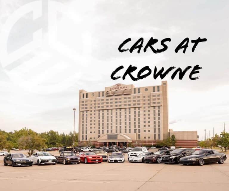 Cars at Crowne car show in Springfield, IL
