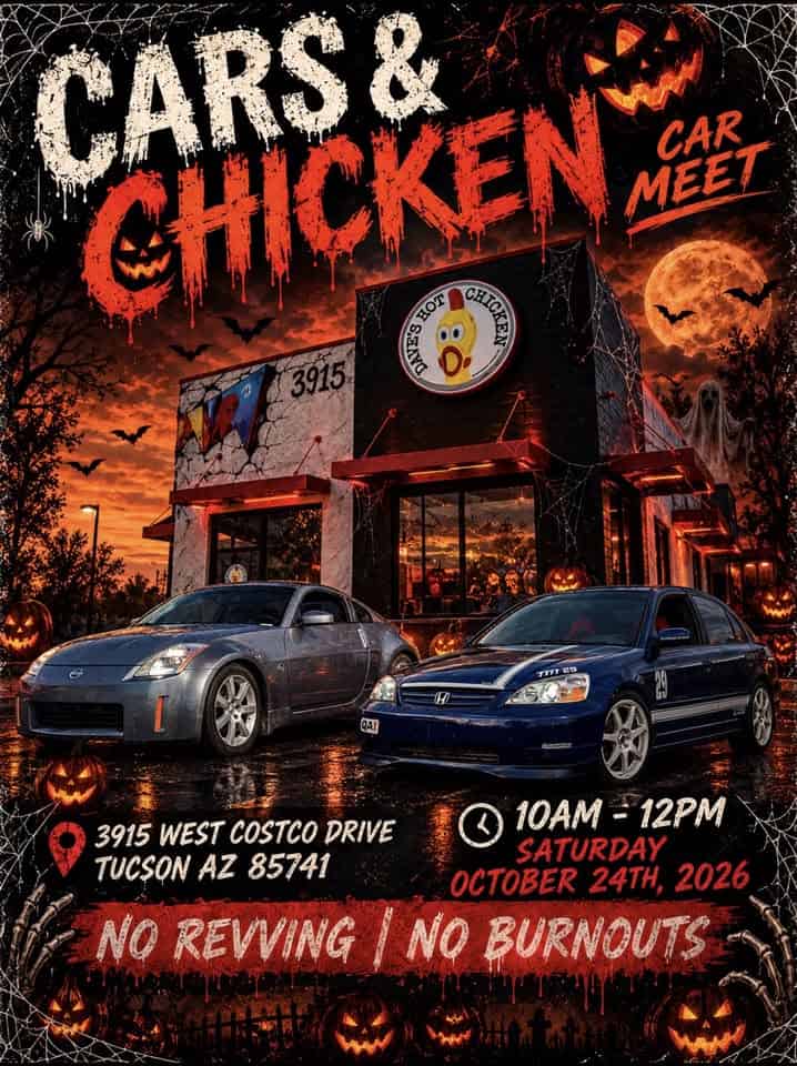 Cars & Chicken Car Meet car show in Tucson, AZ