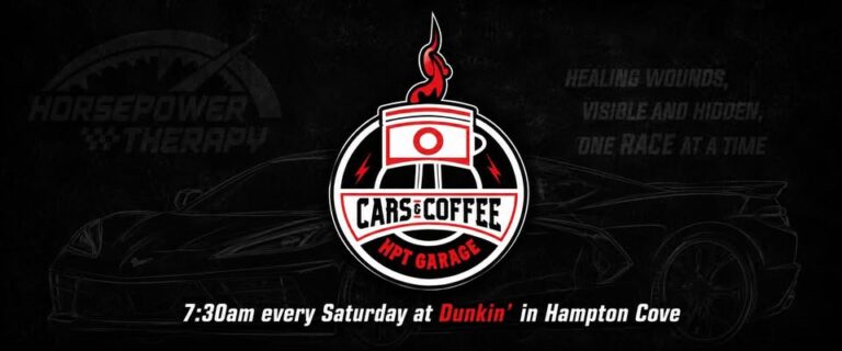 Cars & Coffee HPT Garage car show in Hampton Cove, AL