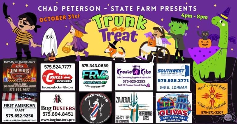 Chad Peterson State Farm Trunk or Treat car show in Las Cruces, NM