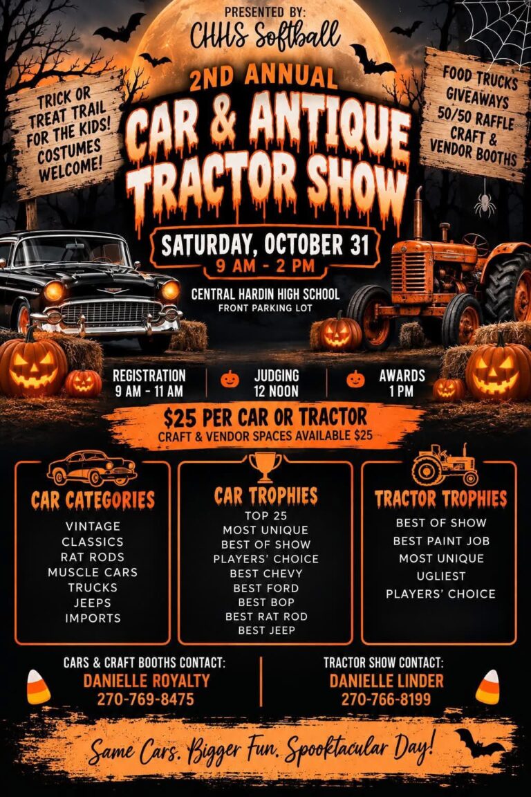 CHHS Softball Annual Car & Antique Tractor Show car show in Elizabethtown, KY