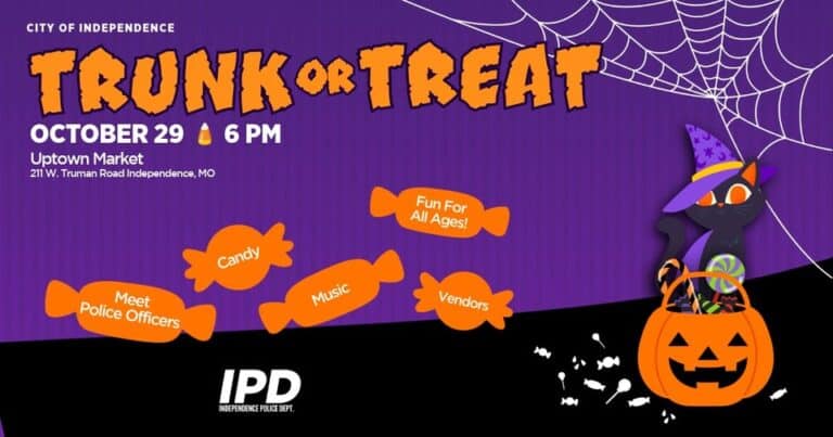 City of Independence Trunk or Treat car show in Independence, MO