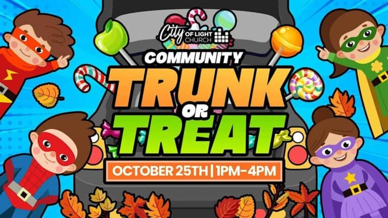 City of Light Church Community Trunk or Treat car show in Milwaukee, WI