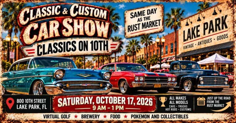 Classics on 10th Classic & Custom Car Show car show in Lake Park, FL