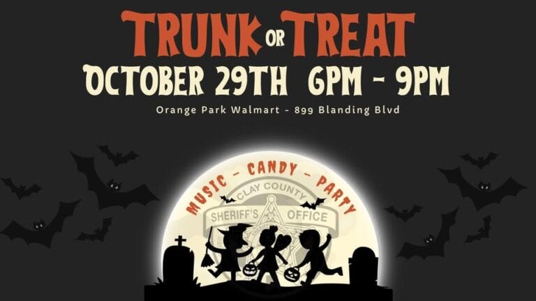 Clay County Sheriff’s Office Trunk or Treat car show in Orange Park, FL
