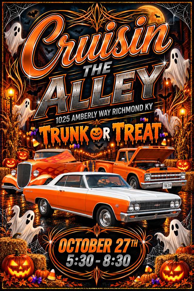 Cruisin The Alley Trunk Or Treat car show in Richmond, KY