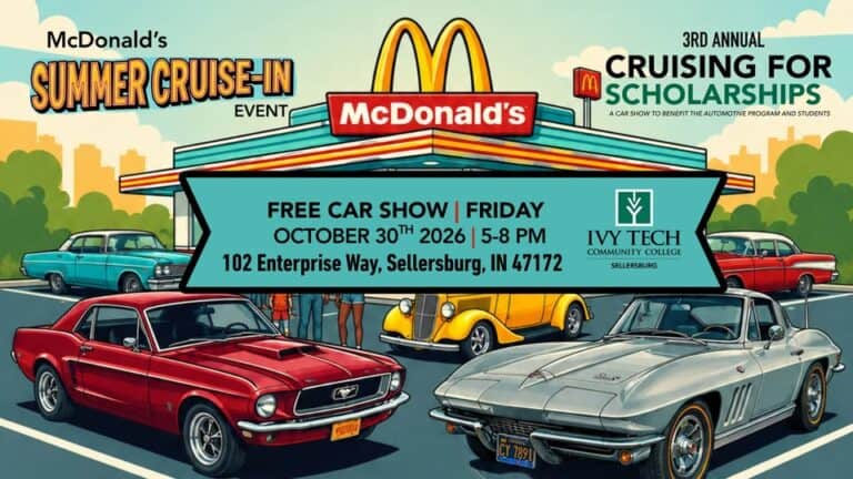 Cruising For Scholarships car show in Sellersburg, IN