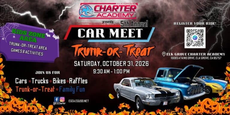 Elk Grove Charter Academy Car Meet Trunk-or-Treat car show in Elk Grove, CA