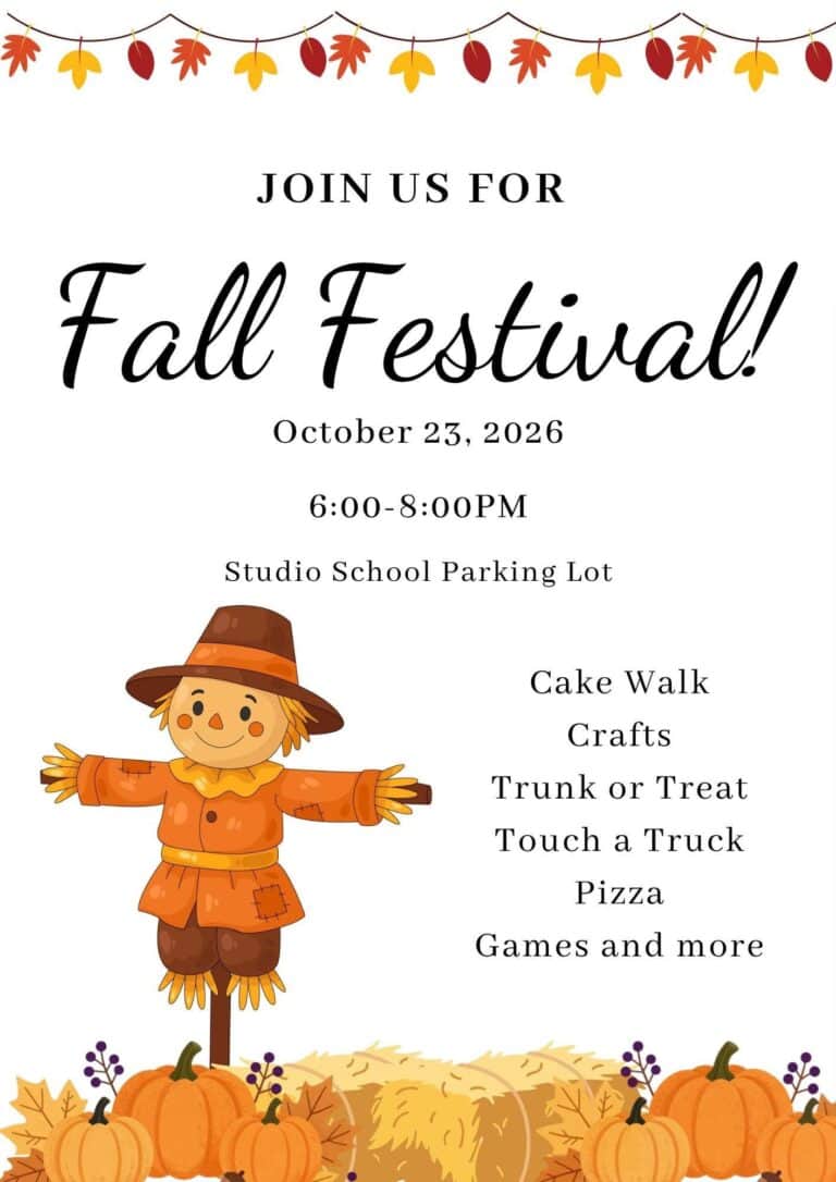 Fall Festival at Studio School Parking Lot car show in Northglenn, CO