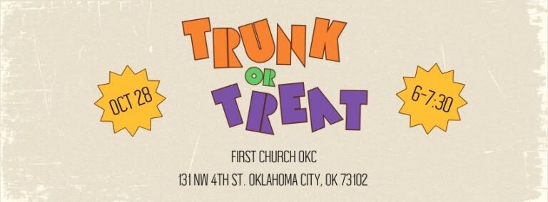 First Church-OKC Trunk or Treat car show in Oklahoma City, OK