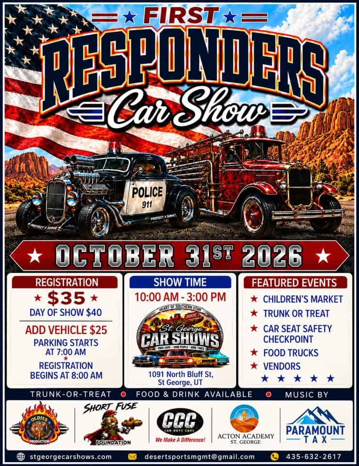 First Responders Car Show car show in St George, UT