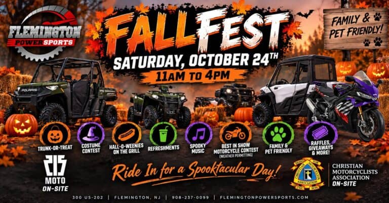 Flemington Powersports Fall Fest car show in Flemington, NJ