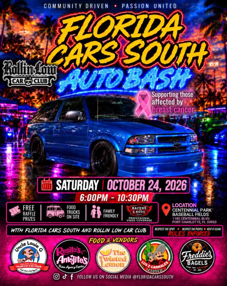 Florida Cars South Auto Bash car show in Port Charlotte, FL