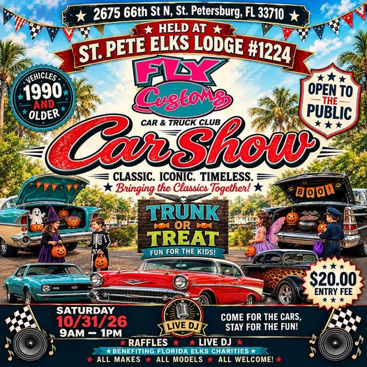 FLX Customs Car Show & Trunk or Treat car show in St. Petersburg, FL
