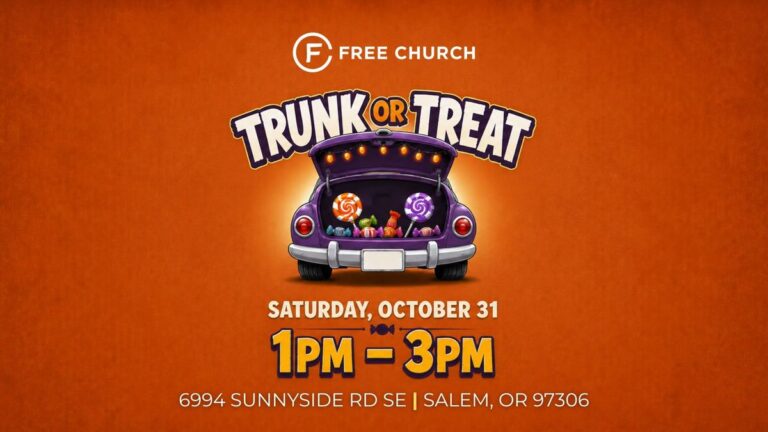 Free Church Trunk or Treat car show in Salem, OR