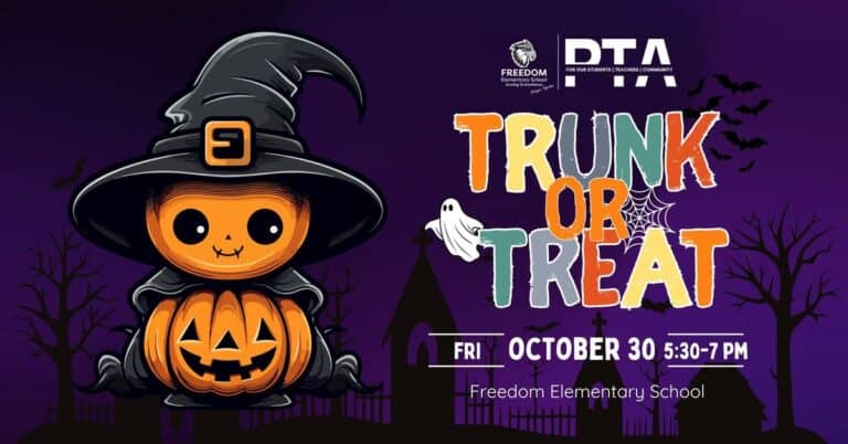 Freedom Elementary Trunk or Treat car show in Colorado Springs, CO