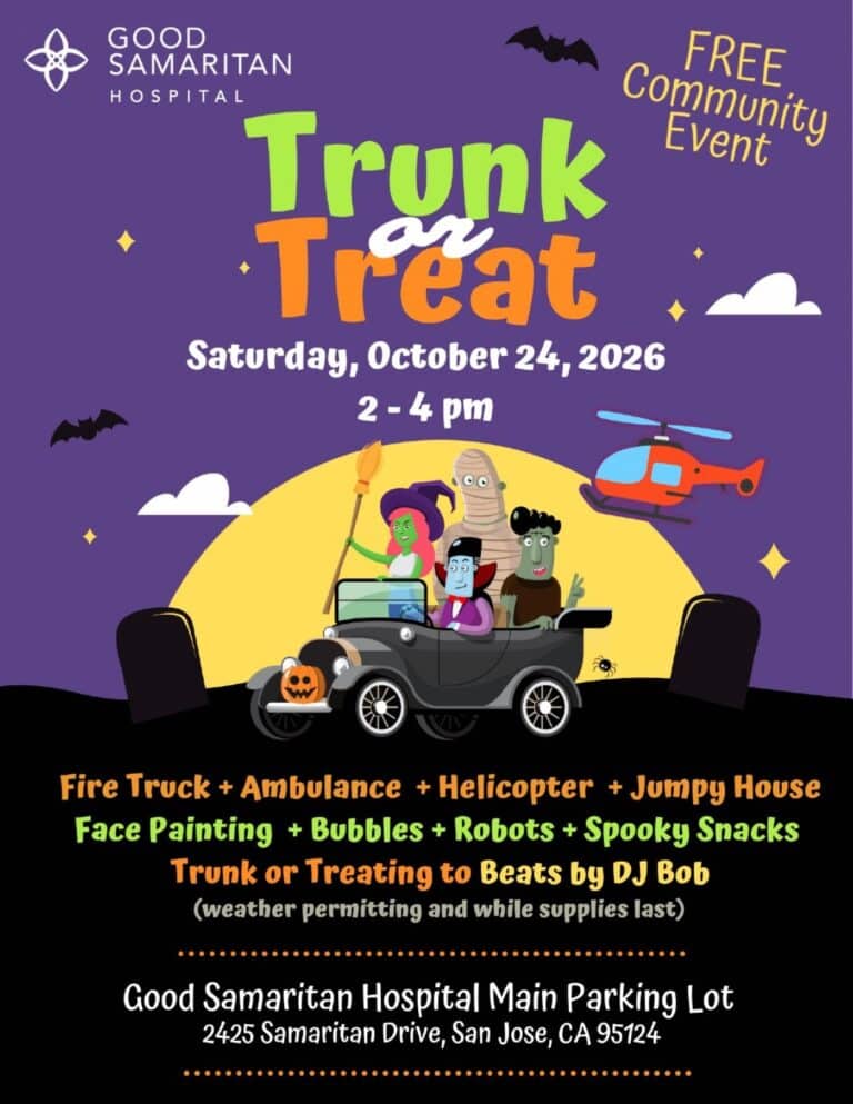 Good Samaritan Hospital’s Annual Trunk or Treat Event car show in San Jose, CA