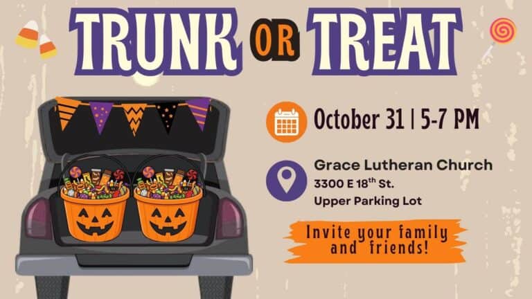 Grace Lutheran Church Trunk or Treat car show in Sioux Falls, SD