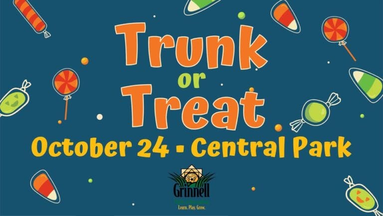 Grinnell Trunk or Treat car show in Grinnell, IA