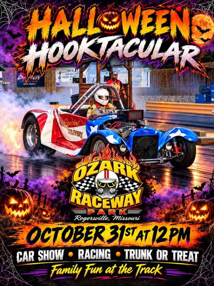 Halloween Hooktacular car show in Rogersville, MO