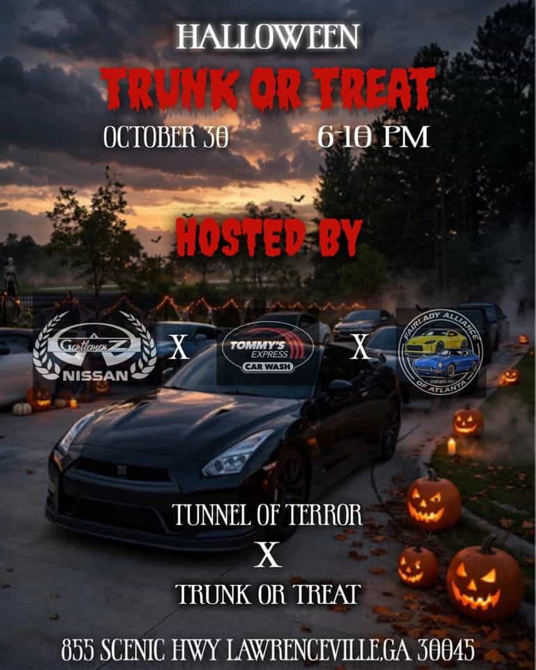 Halloween Trunk Or Treat at Tommy’s Express Car Wash car show in Lawrenceville, GA