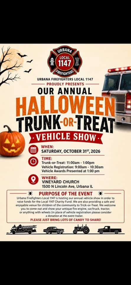 Halloween Trunk-Or-Treat Vehicle Show car show in Urbana, IL