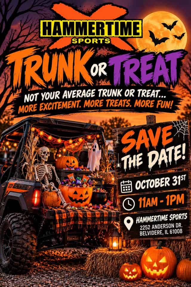 Hammertime Sports Trunk or Treat car show in Belvidere, IL