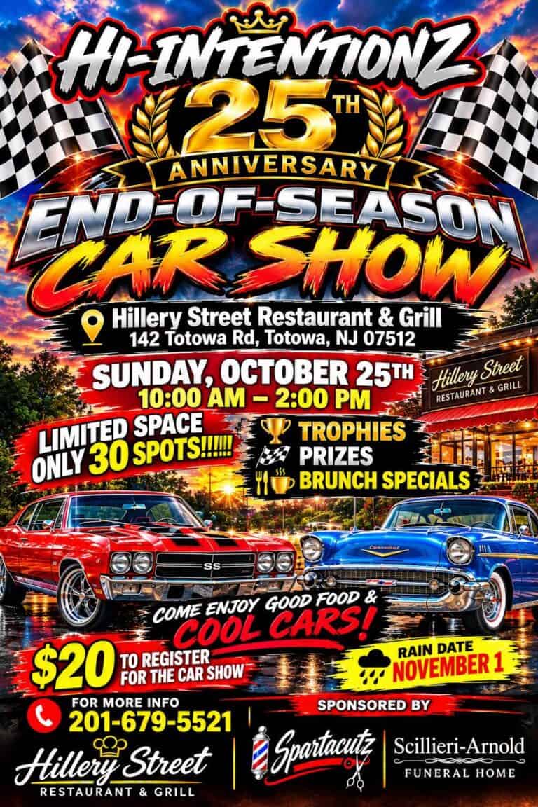 Hi-Intentionz 25th Anniversary End-Of-Season Car Show car show in Totowa, NJ
