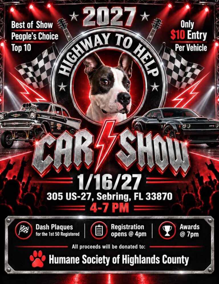 Highway to Help Car Show car show in Sebring, FL