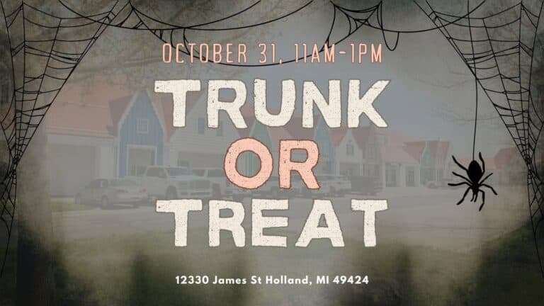 Holland Town Center Trunk or Treat car show in Holland, MI