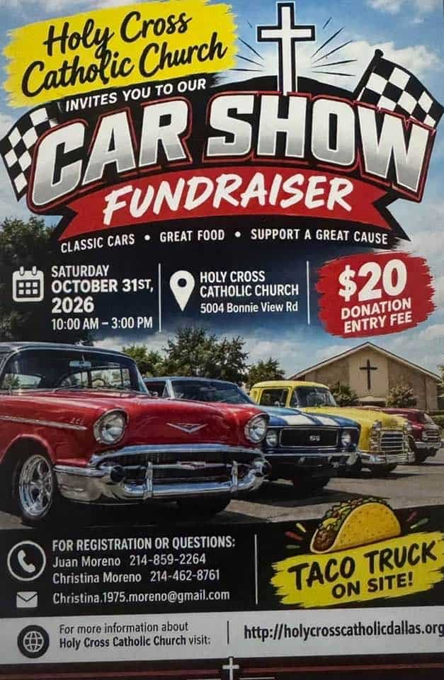Holy Cross Catholic Church Car Show Fundraiser car show in Dallas, TX