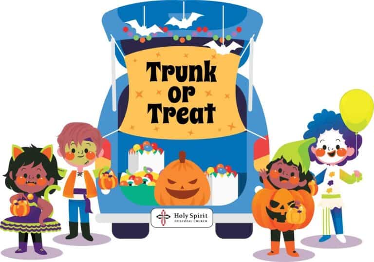 Holy Spirit Episcopal Church Trunk or Treat car show in Phoenix, AZ