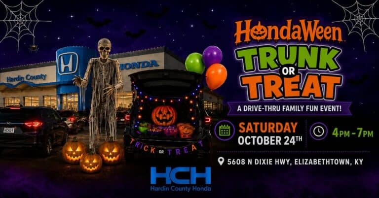 HondaWeen Trunk or Treat car show in Elizabethtown, KY