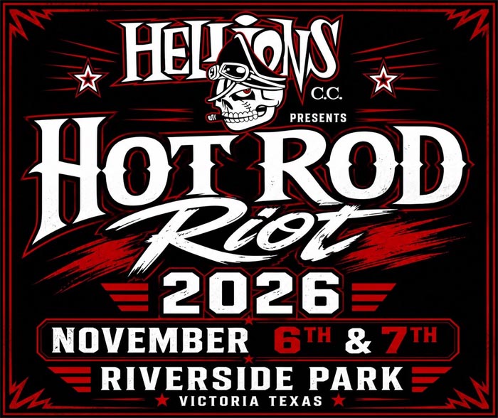 Hot Rod Riot car show in Victoria, TX