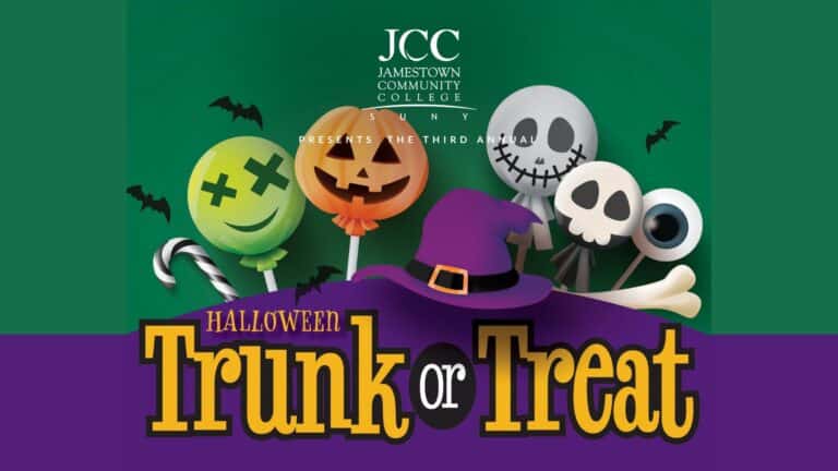 Jamestown Community College Third Annual Halloween Trunk or Treat car show in Jamestown, NY
