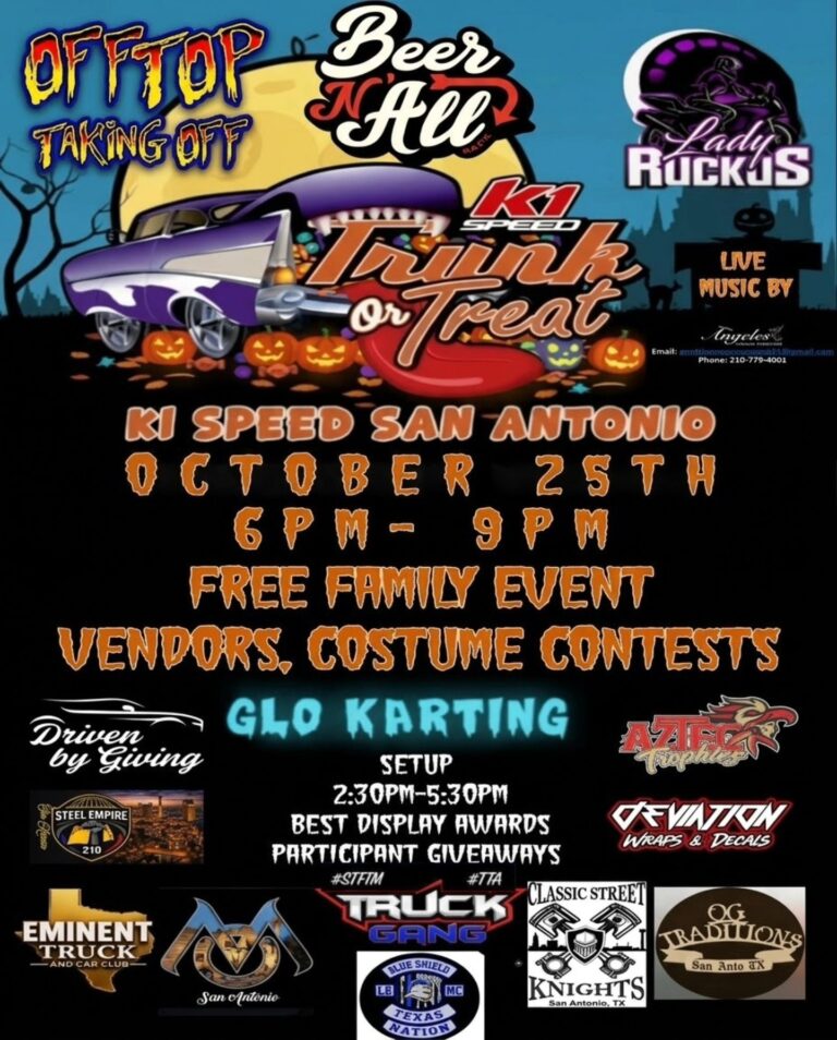 K1 Speed San Antonio Trunk or Treat car show in San Antonio, TX
